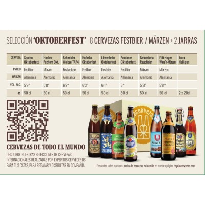 Pack "Oktoberfest" 8 botellas + 2 jarras