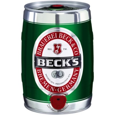 Barril de cerveza Becks Pils 5 litros