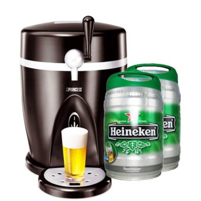 Dispensador Princess para barriles de 5 litros Heineken